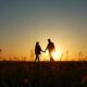a Christian couple holding hands